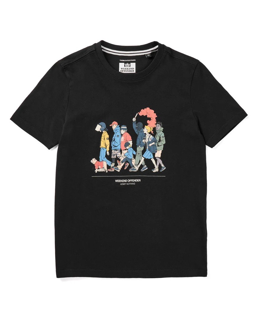 Weekend Offender Kids Everyone T-Shirt Black