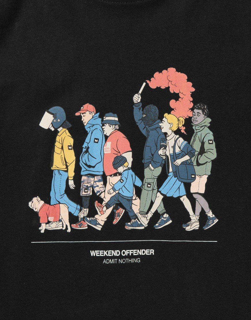 Weekend Offender Kids Everyone T-Shirt Black