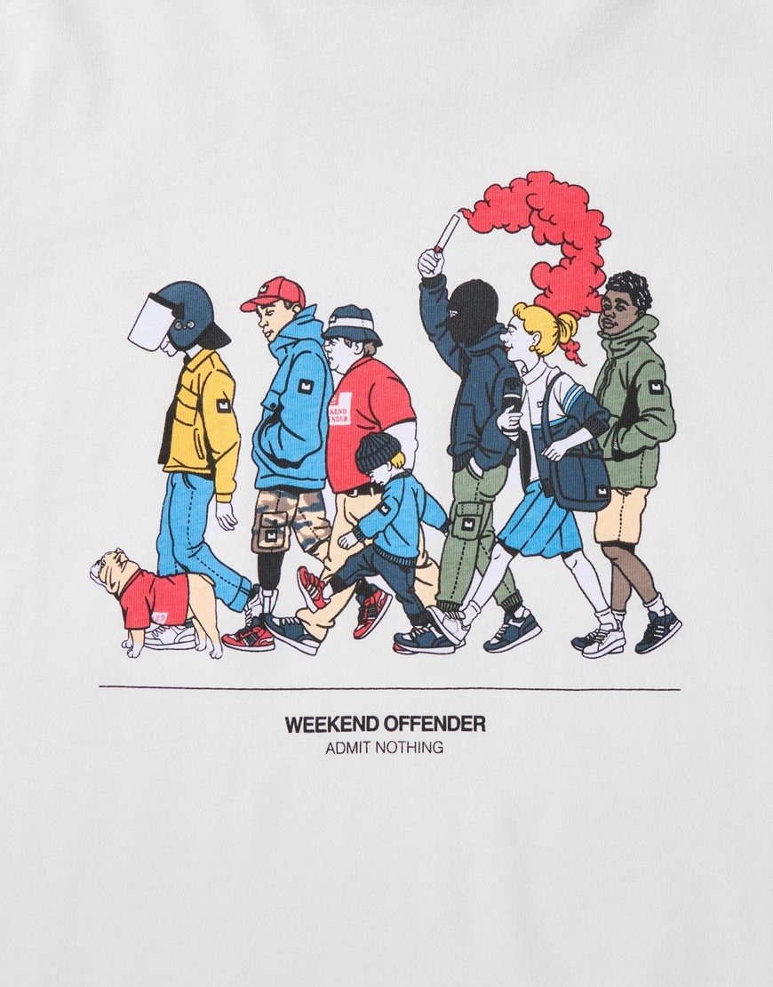 Weekend Offender Kids Everyone T-Shirt White