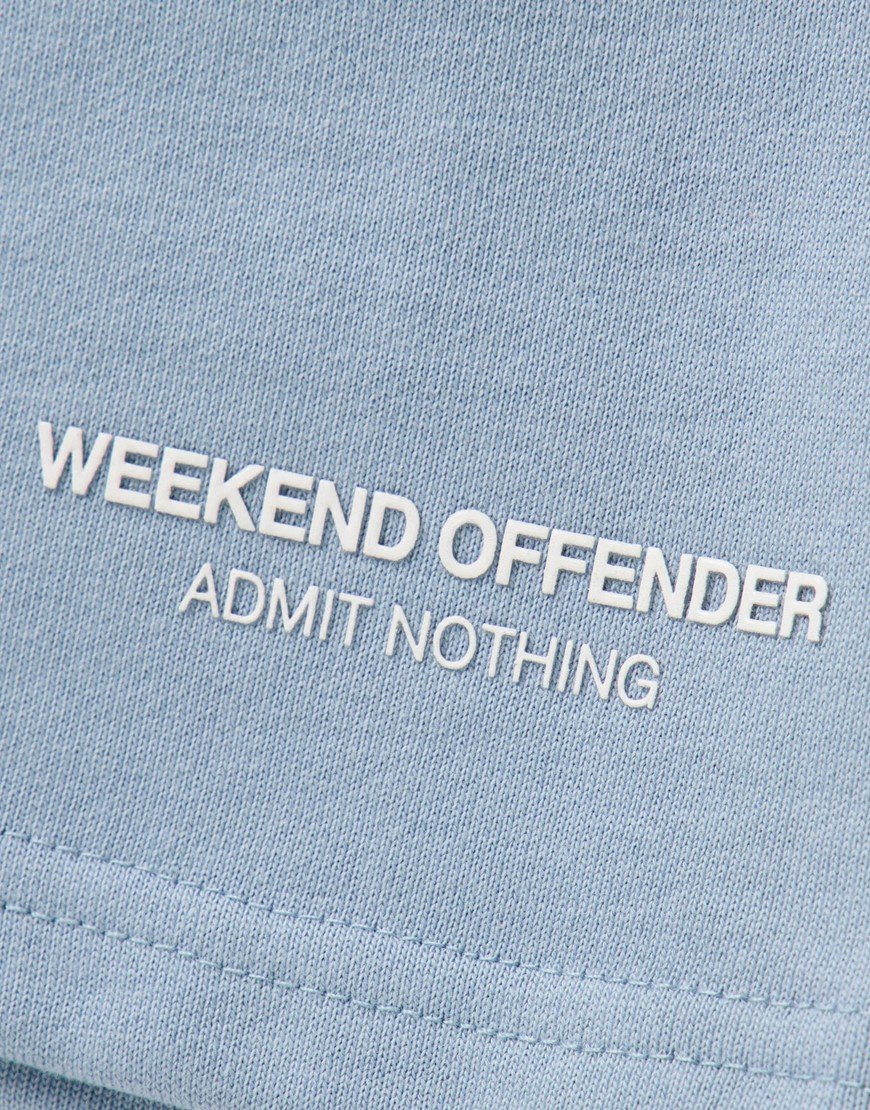 Weekend Offender Kids Mytros Shorts Blue Tormaline/White