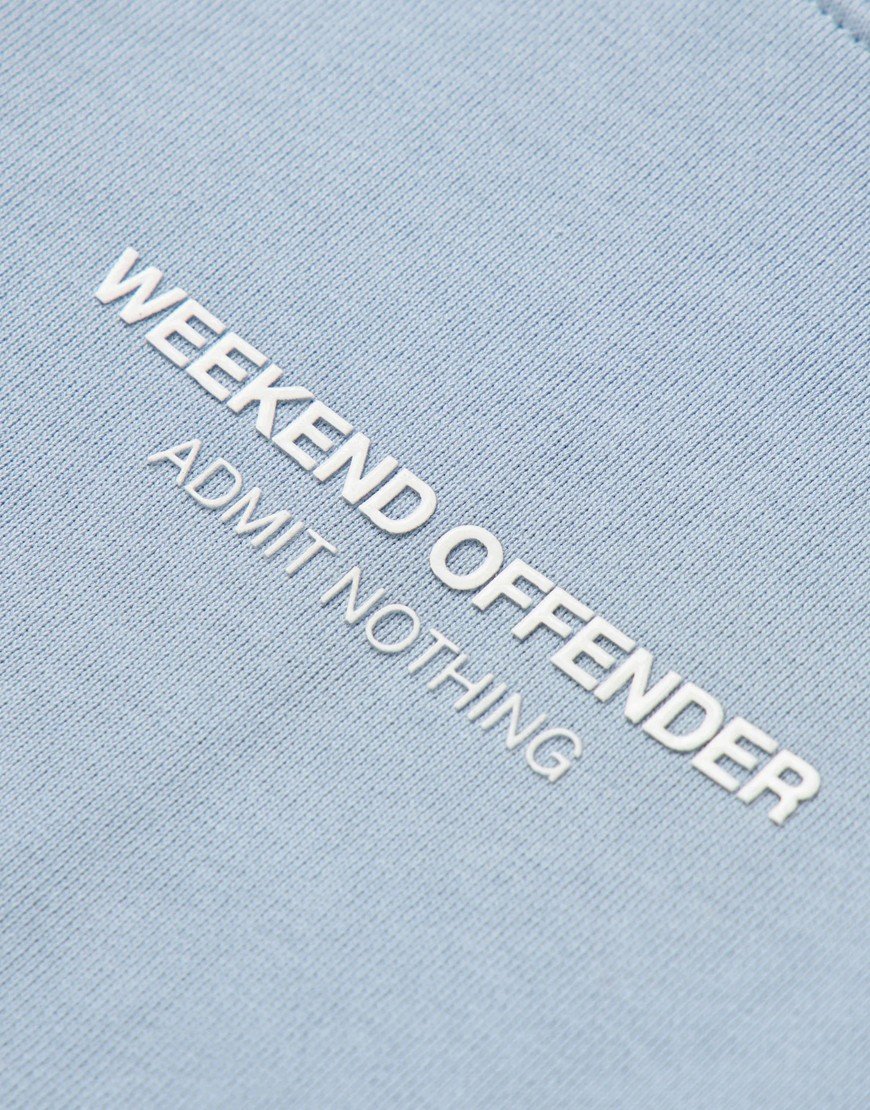 Weekend Offender Kids Raval Sweat Blue Tormaline/White