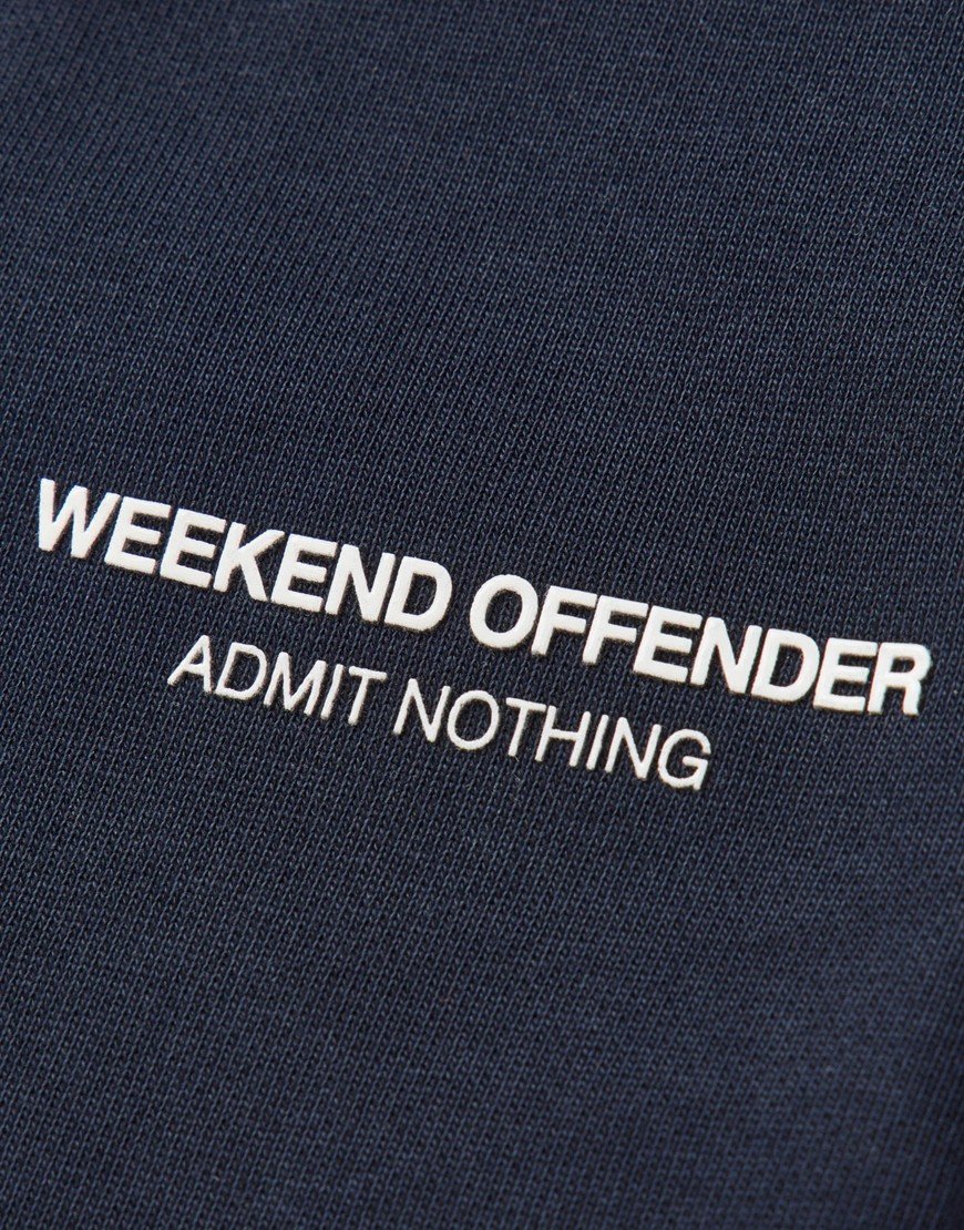 Weekend Offender Kids Santana Track Pants Navy/White