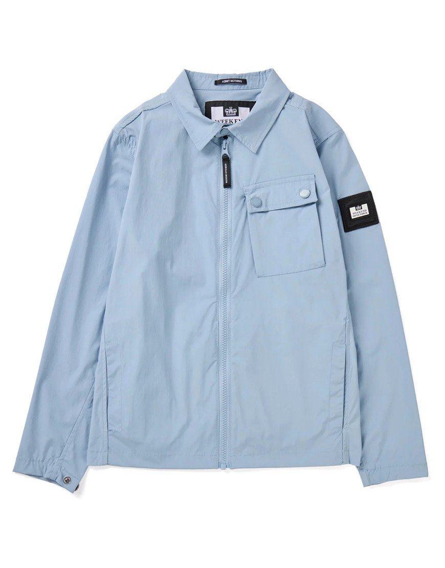 Weekend Offender Kids Southbank Overshirt Blue Tourmaline