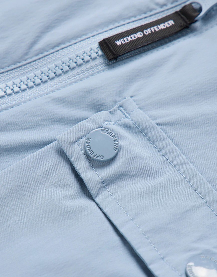 Weekend Offender Kids Southbank Overshirt Blue Tourmaline