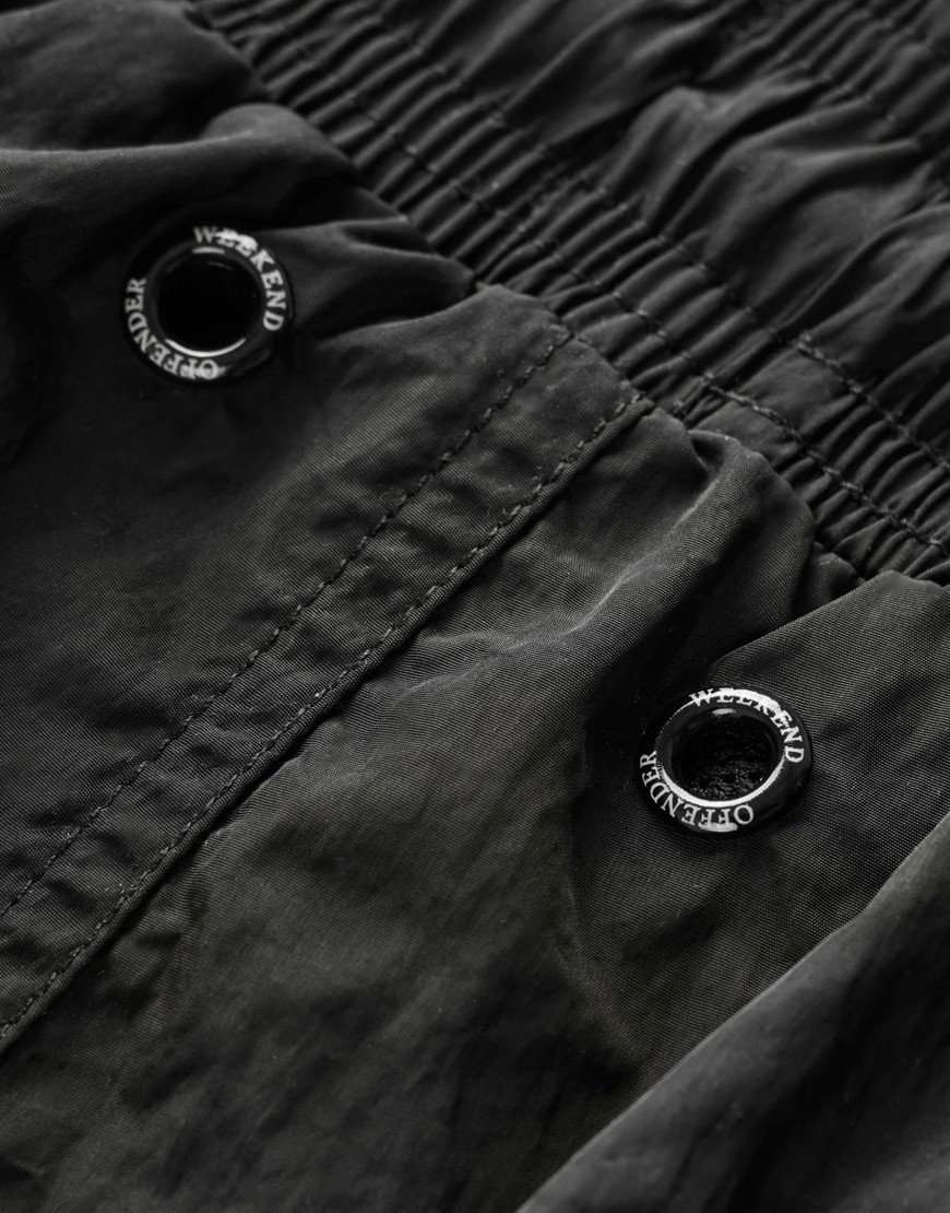 Weekend Offender Kids Stacks Swim Shorts Black