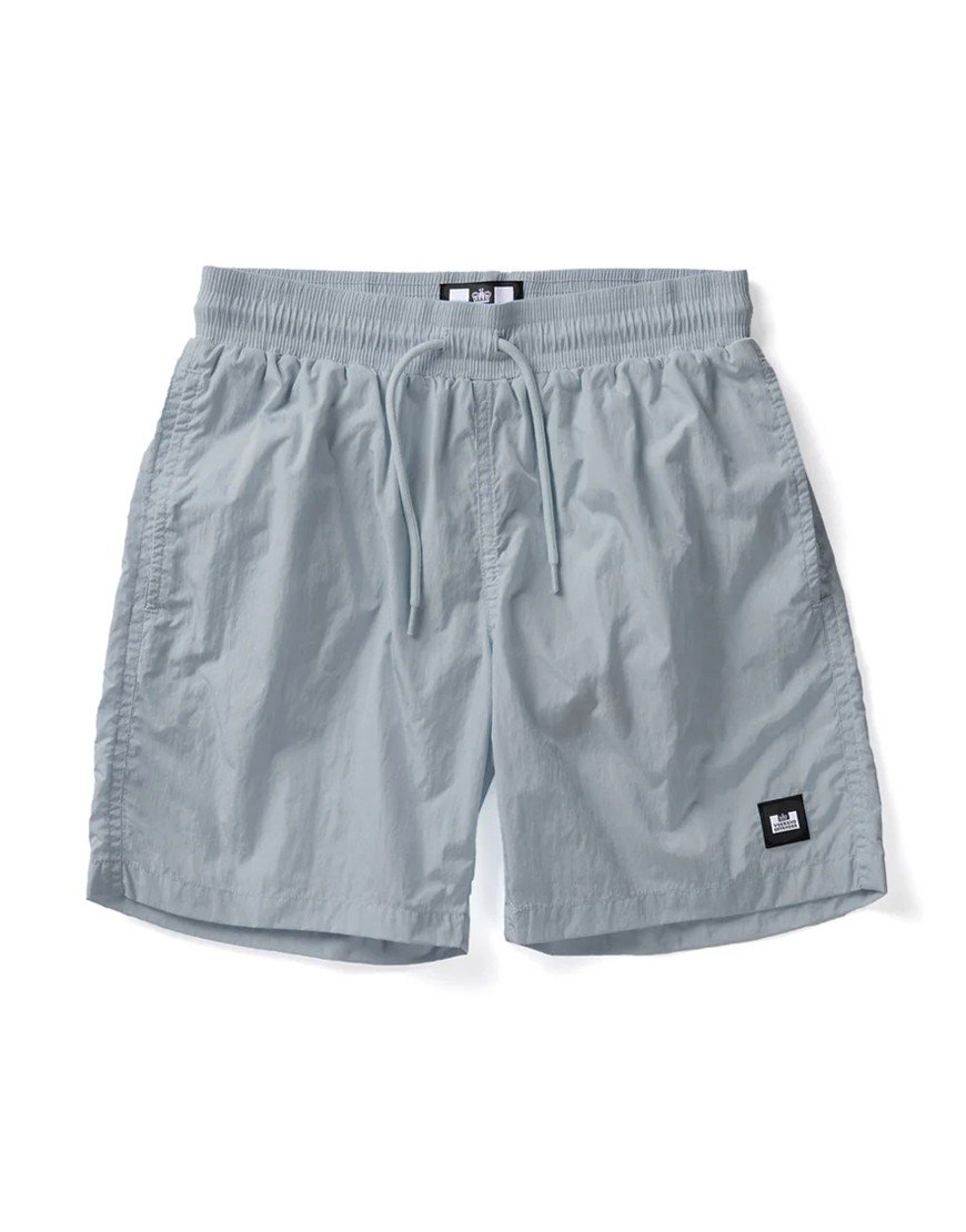Weekend Offender Kids Stacks Swim Shorts Smokey