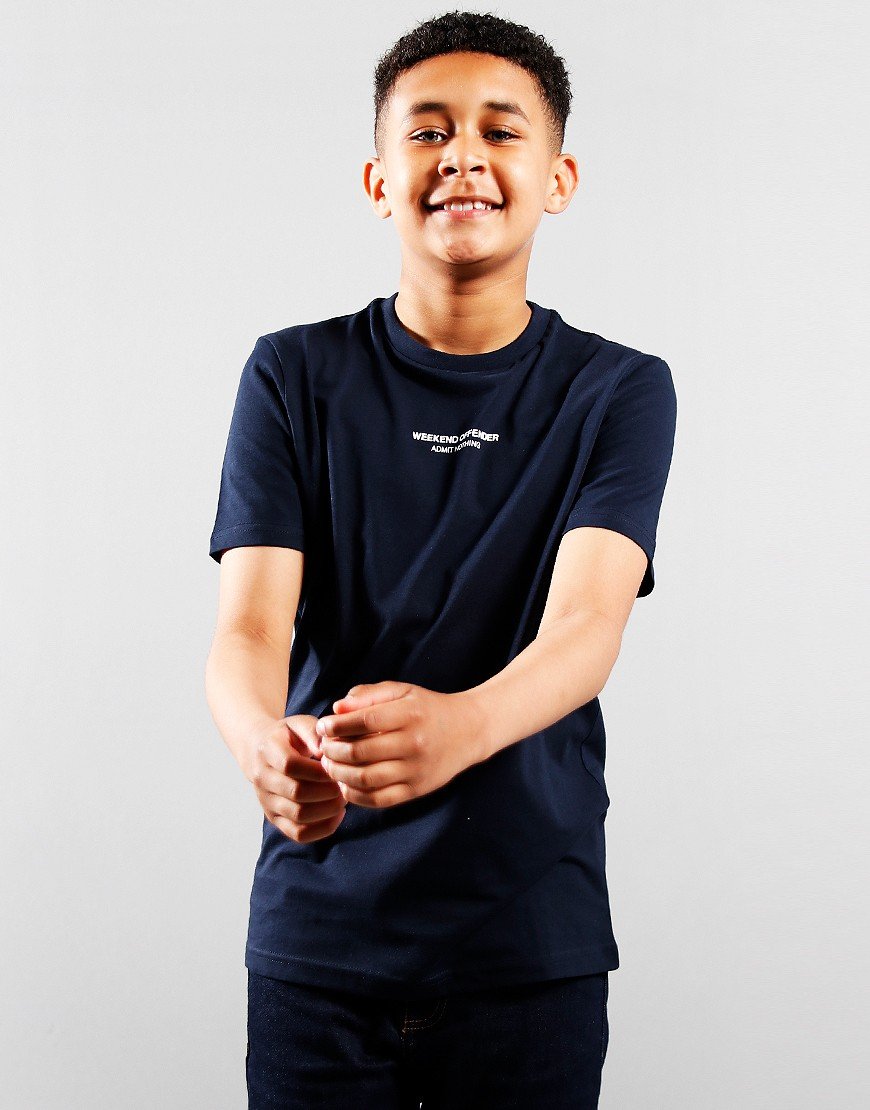 Weekend Offender Kids WOAN T-Shirt Navy