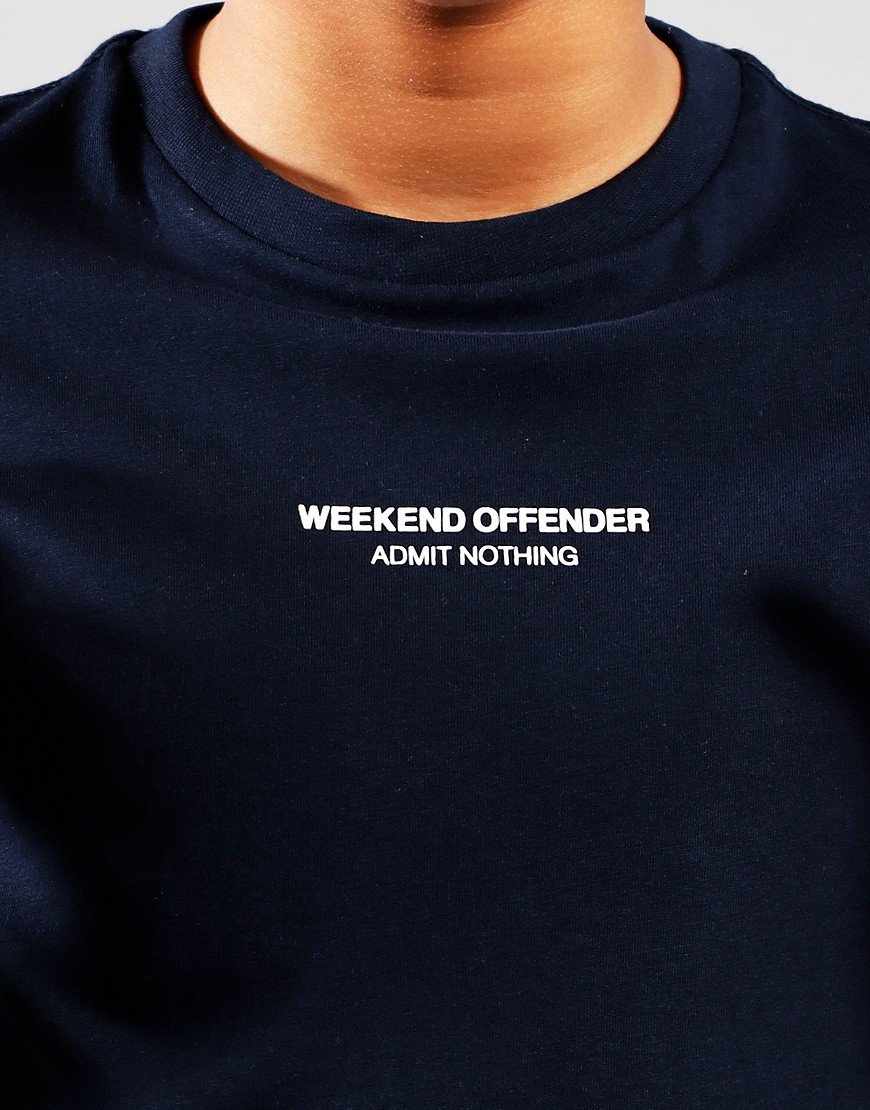 Weekend Offender Kids WOAN T-Shirt Navy