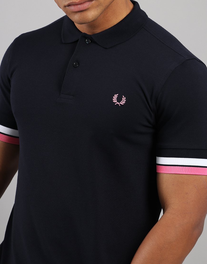 fred perry bold cuff polo
