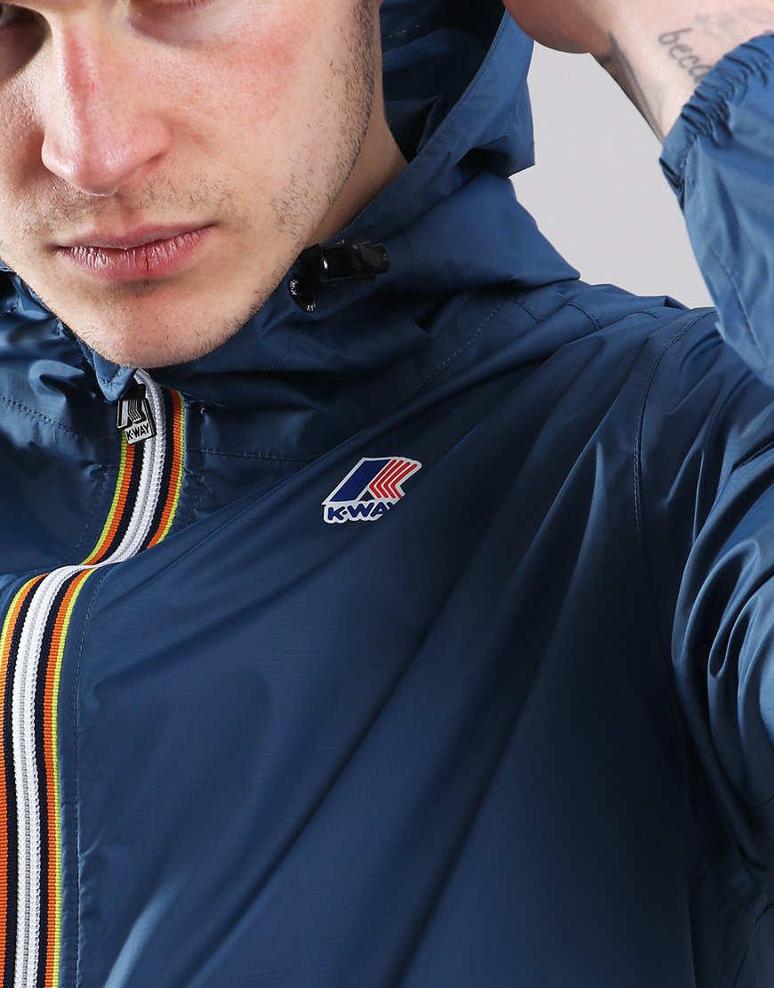 k way jacket blue