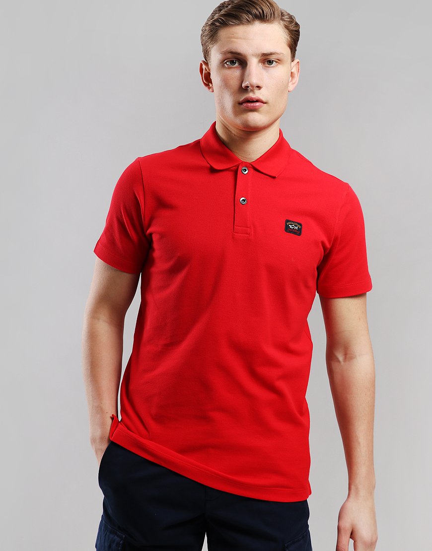 Paul Shark Basic Polo Shirt Red Terraces Menswear Paul Shark Basic Polo Shirt Red Terraces Menswear