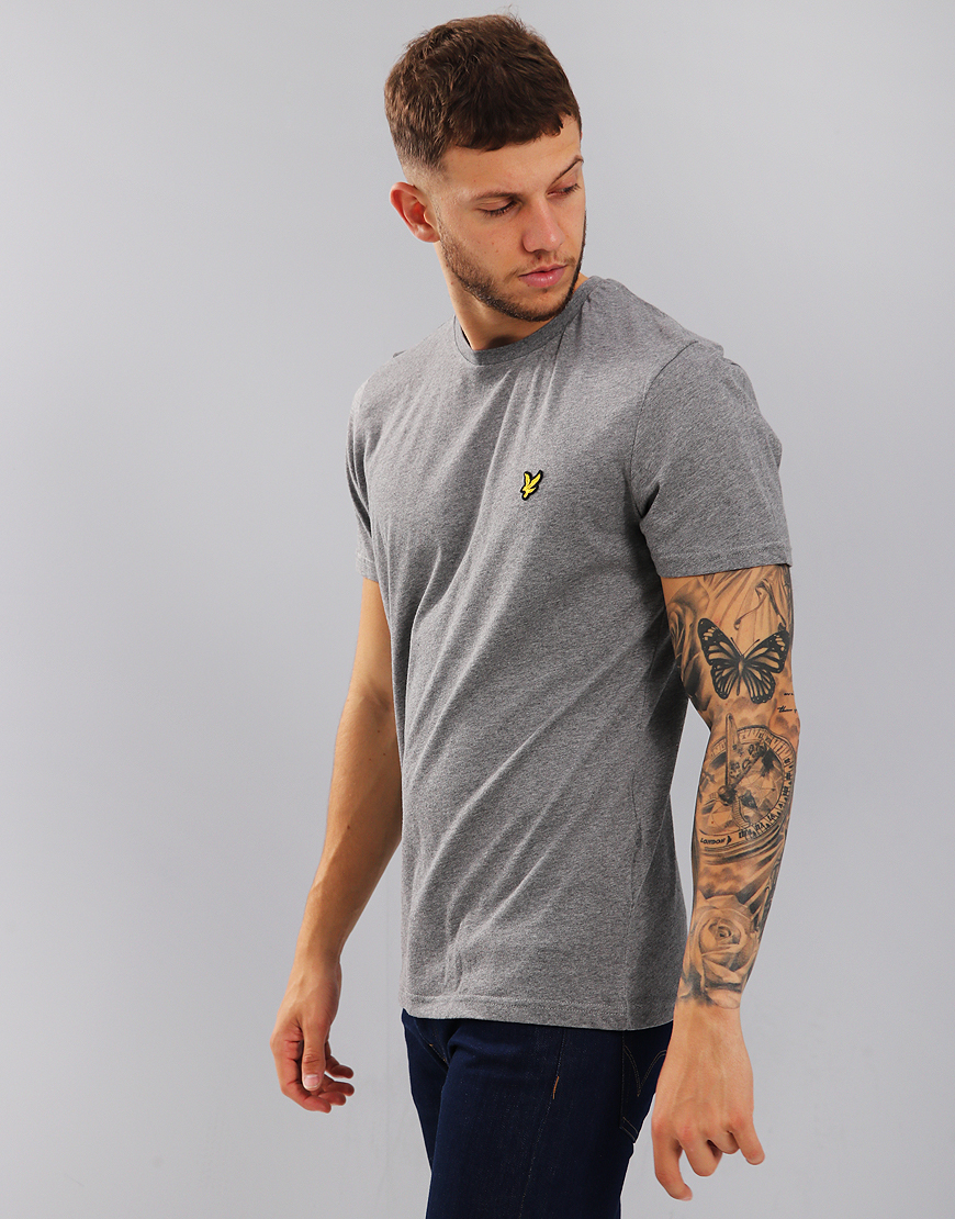 Lyle \u0026 Scott Plain T-Shirt Mid Grey 