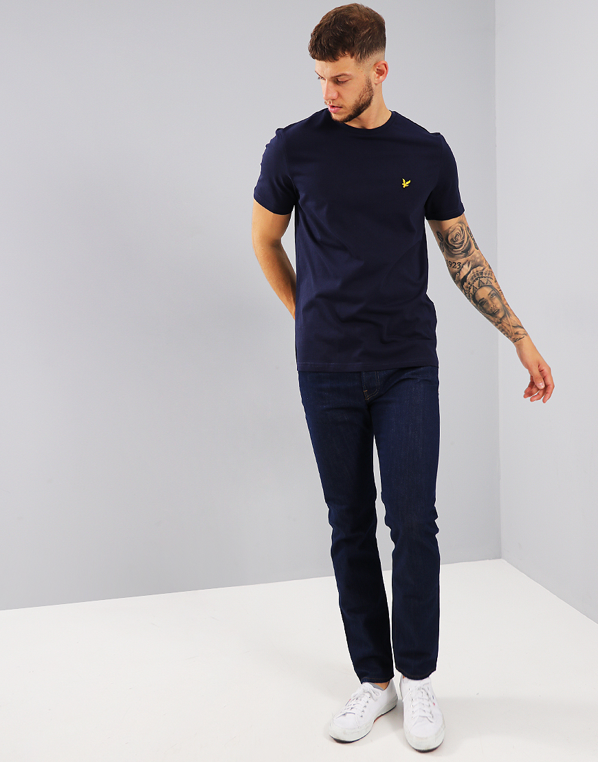 Lyle \u0026 Scott Plain T-Shirt Navy 